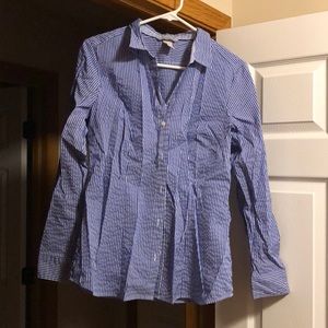 Striped colored button down shirt